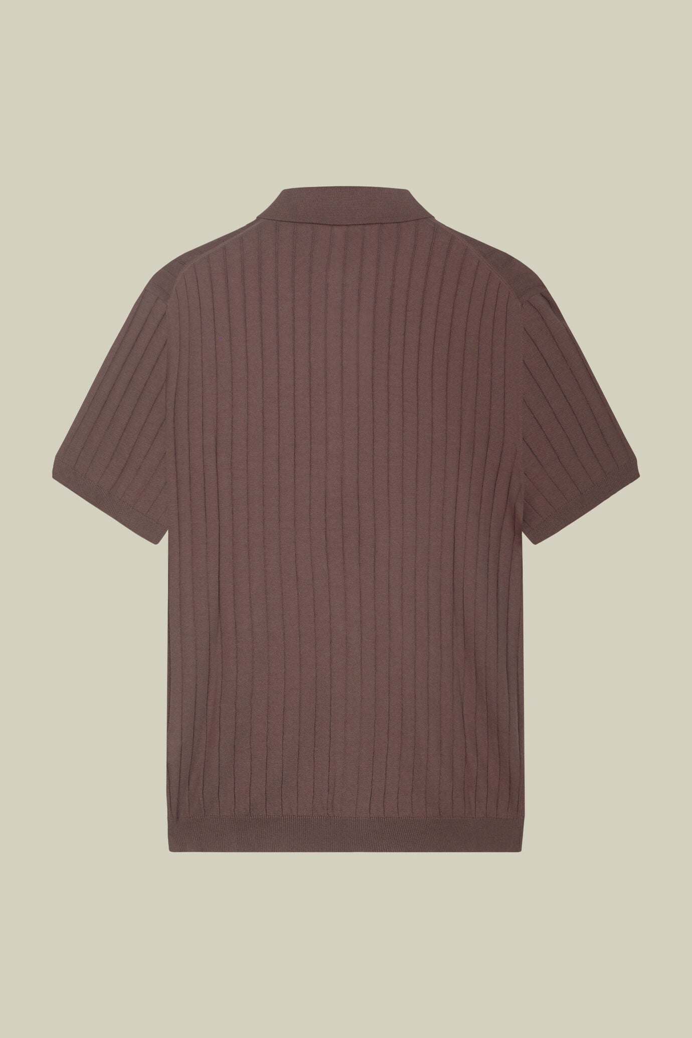 Men's 100% cotton knitted polo shirt