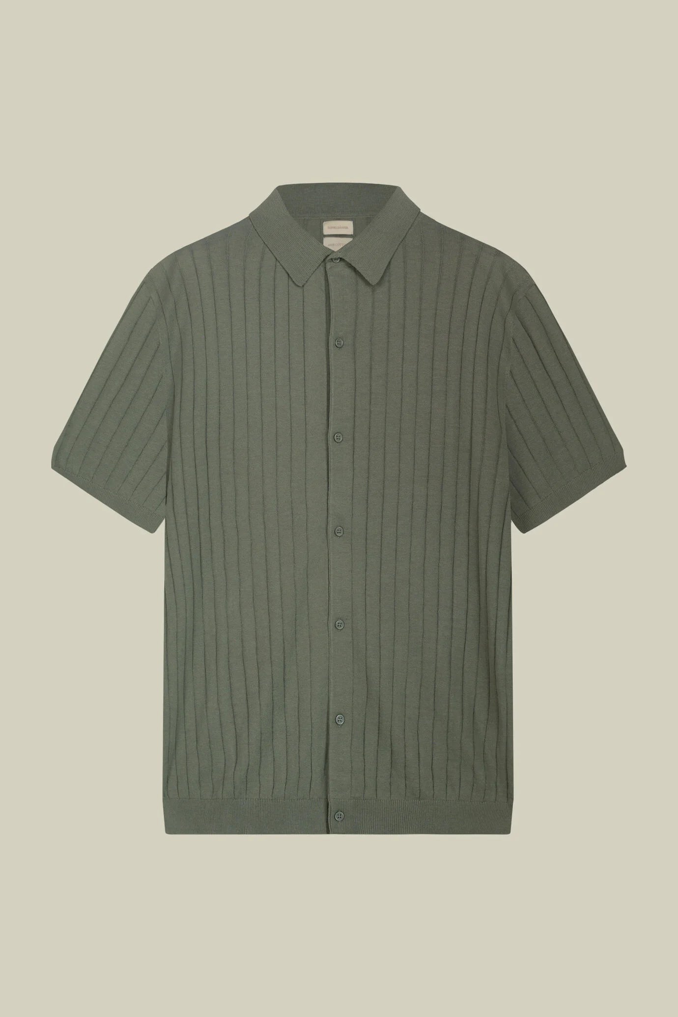 Men's 100% cotton knitted polo shirt