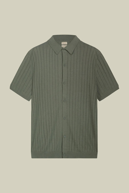 Men's 100% cotton knitted polo shirt