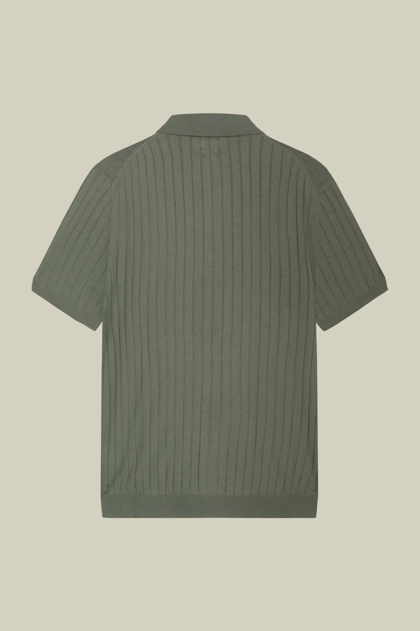 Men's 100% cotton knitted polo shirt