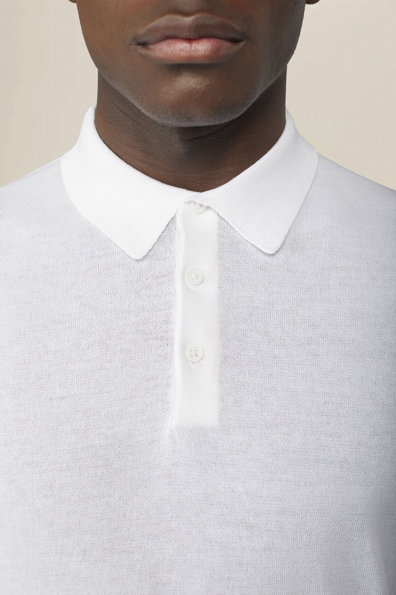 Men's regular fit 100% cotton knitted polo shirt