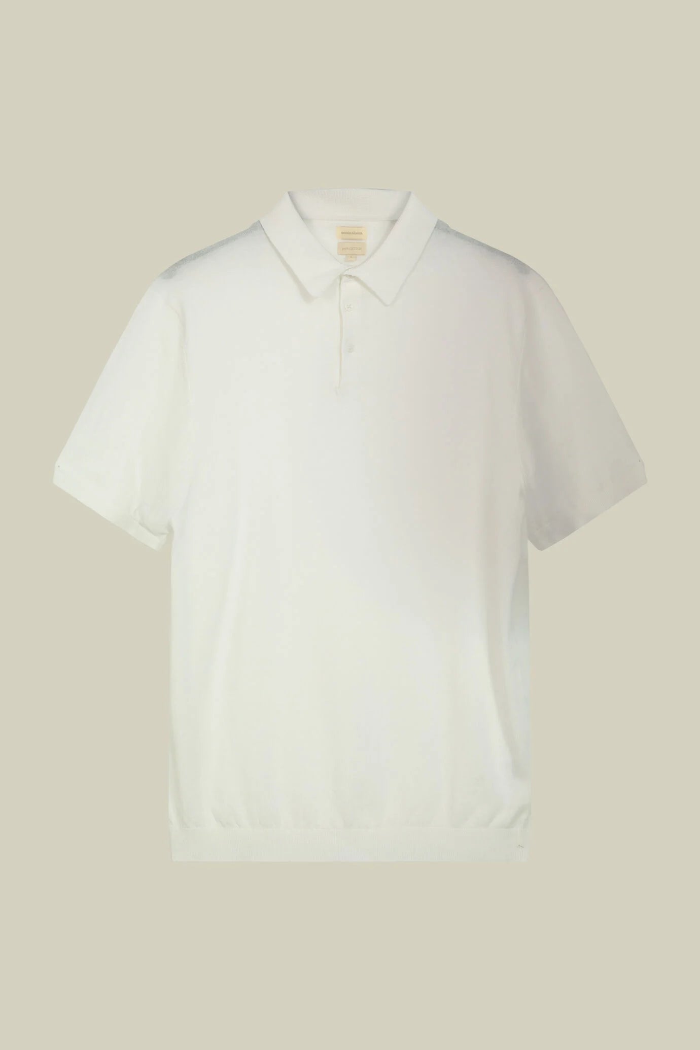 Men's regular fit 100% cotton knitted polo shirt