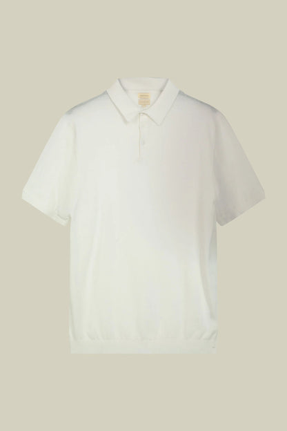 Men's regular fit 100% cotton knitted polo shirt