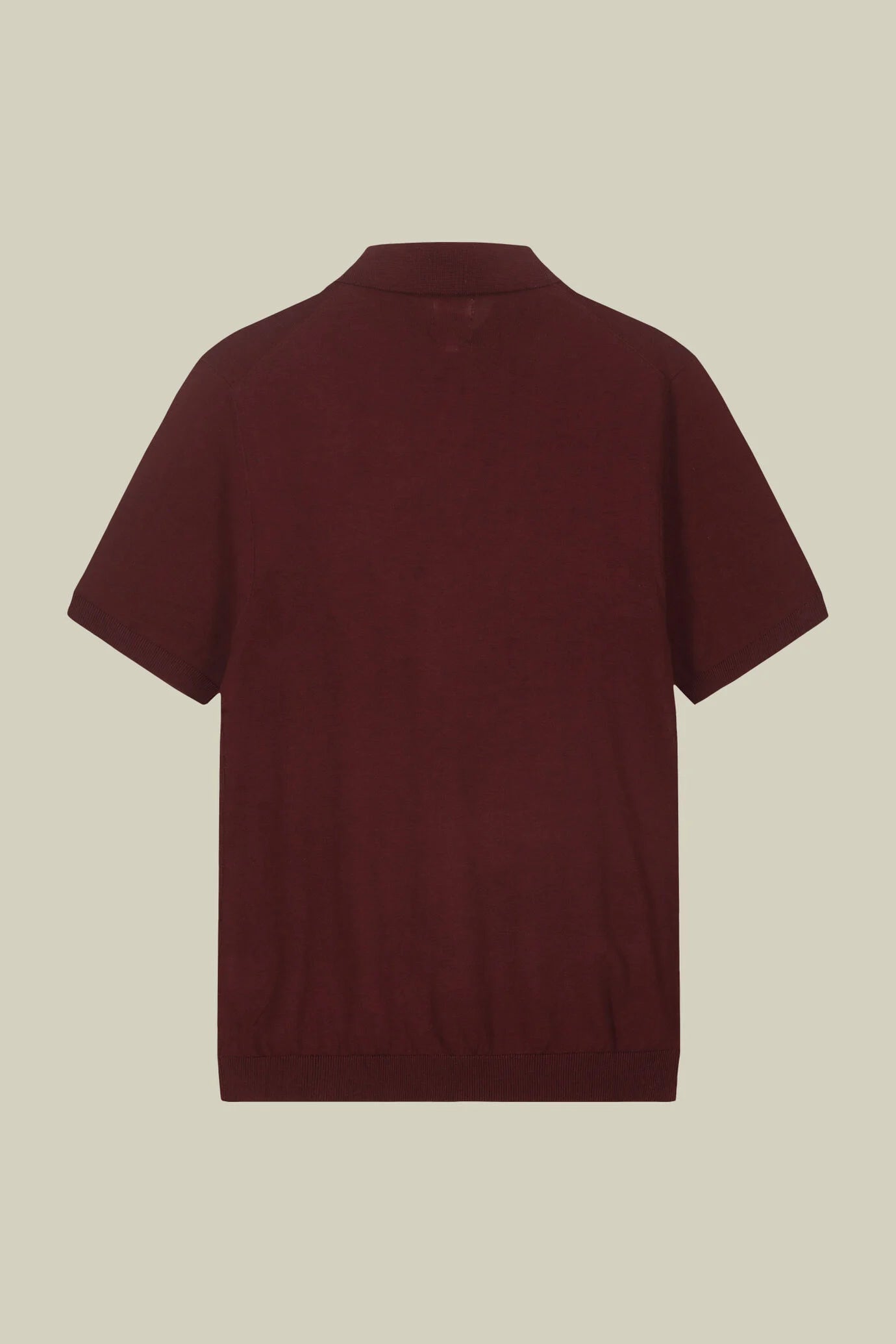 Men's regular fit 100% cotton knitted polo shirt