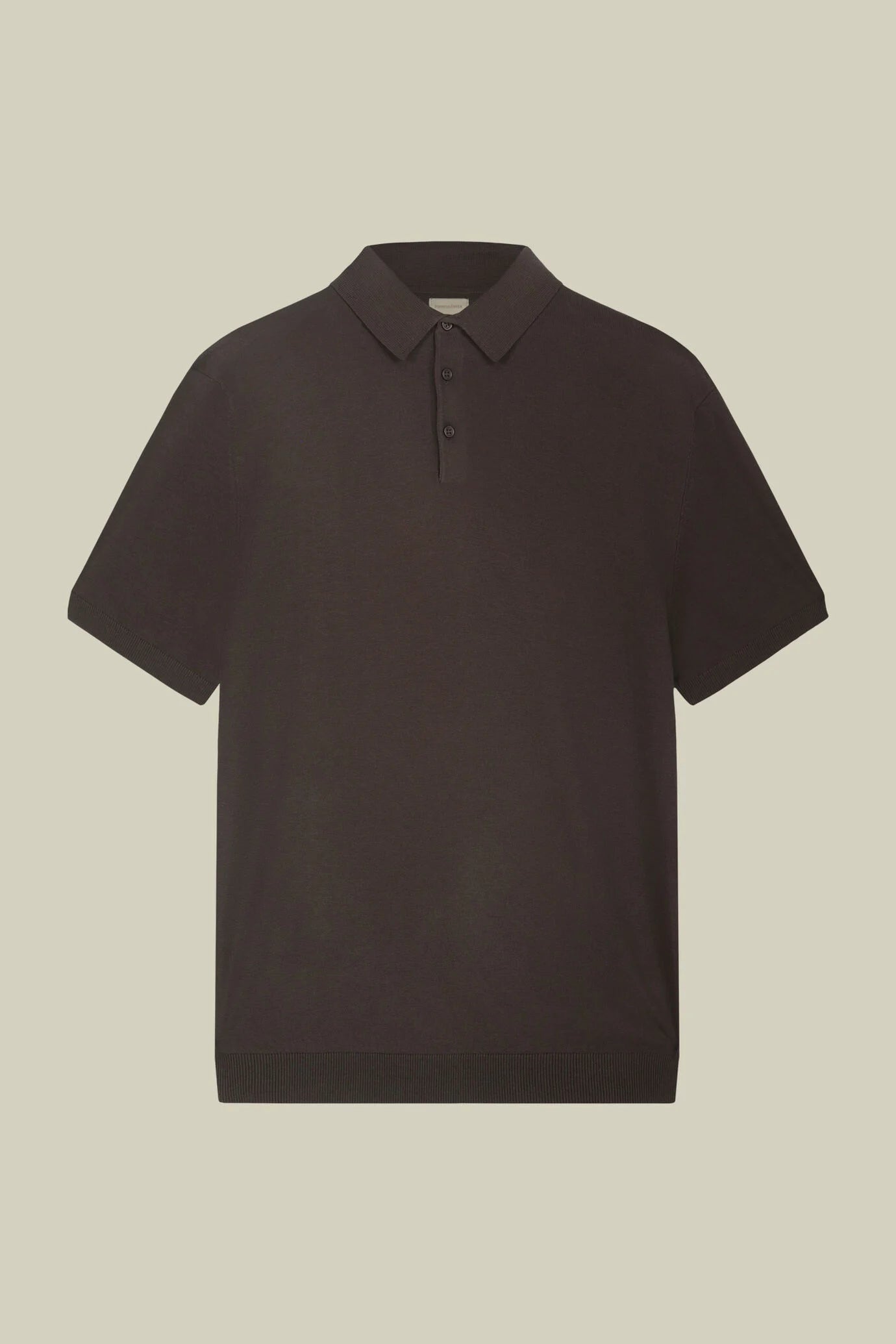 Men's regular fit 100% cotton knitted polo shirt