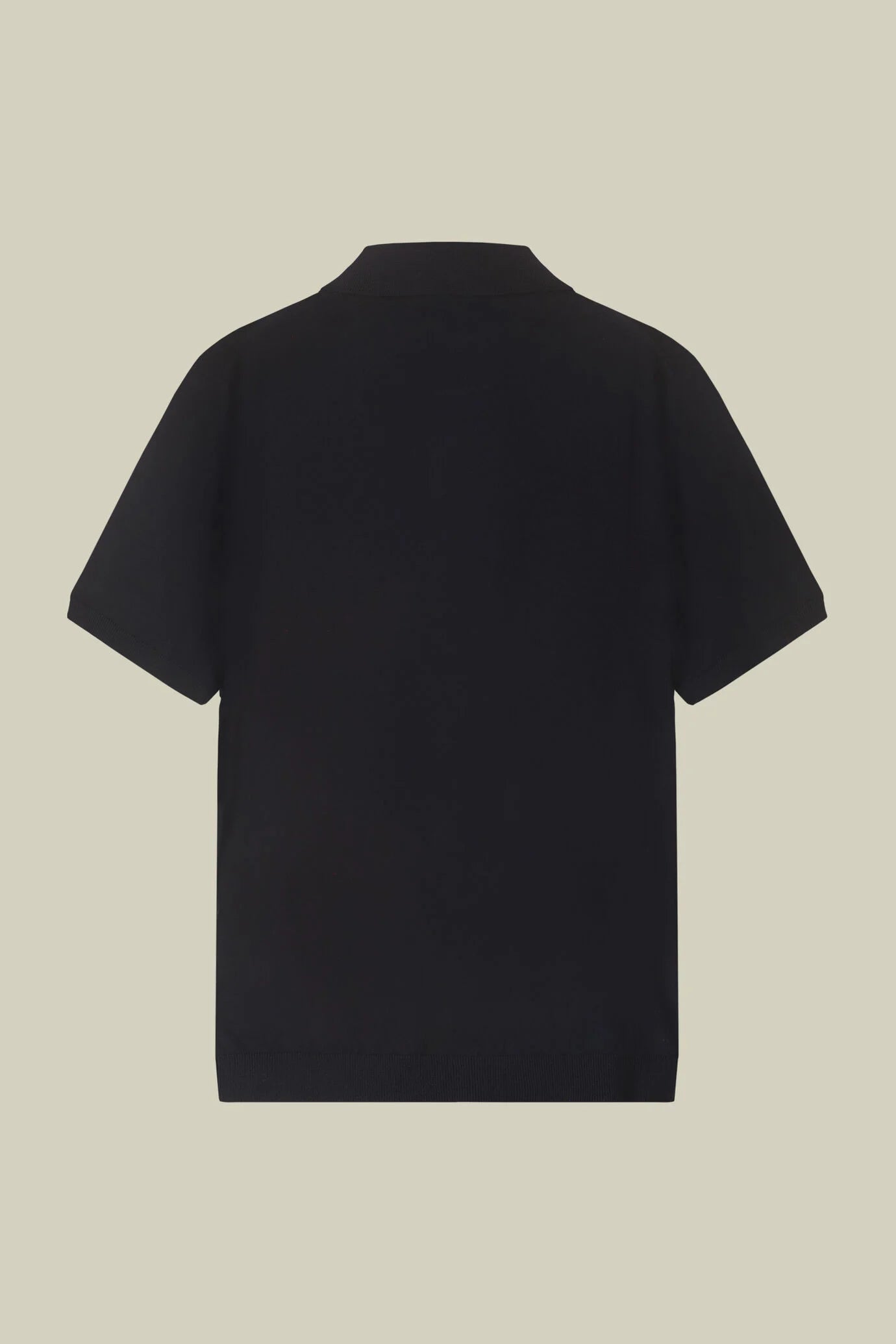 Men's regular fit 100% cotton knitted polo shirt