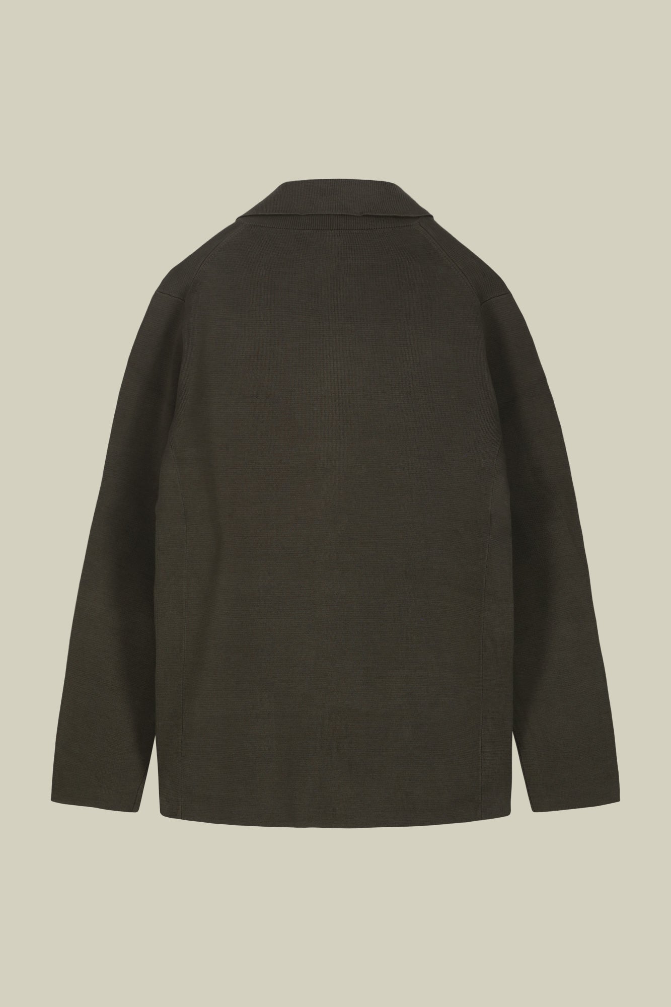 Men's single-breasted cardigan in 100% cotton Milano knit