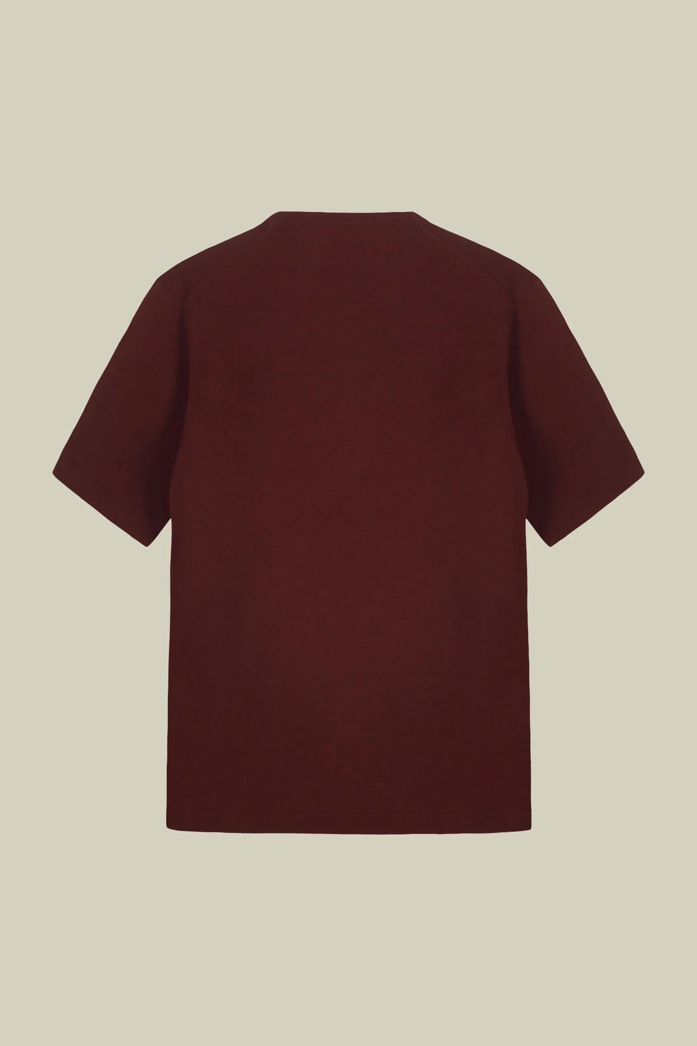 Men's knitted T-shirt in 100% cotton crepe