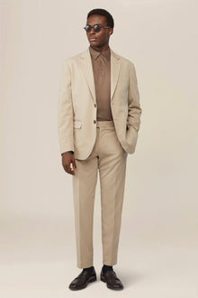 Men's regular fit jersey trousers