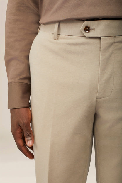 Men's regular fit jersey trousers