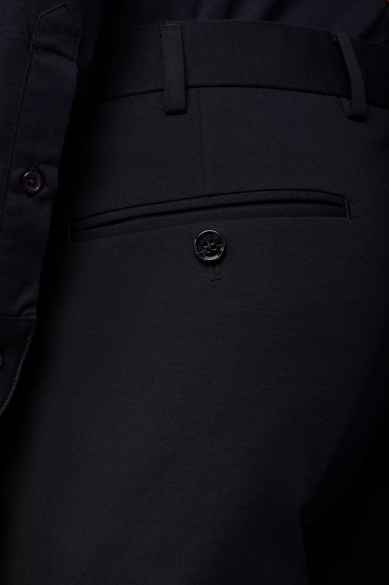 Men's regular fit jersey trousers