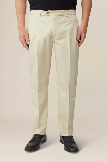 Men's classic regular fit chino trousers