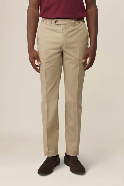 Men's classic regular fit chino trousers