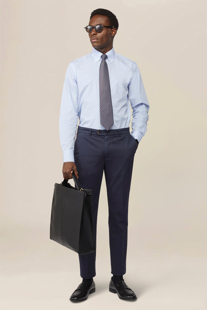 Men's classic regular fit chino trousers