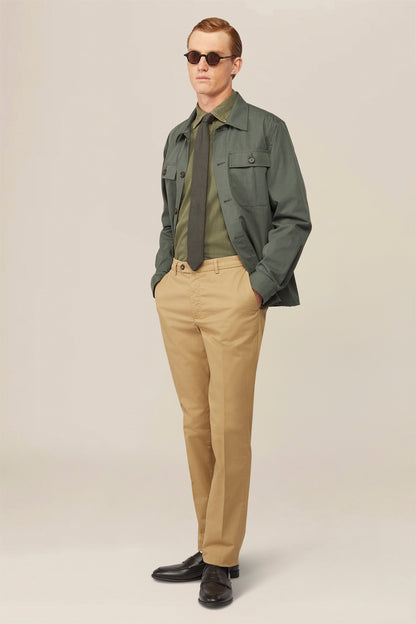 Men's classic regular fit chino trousers