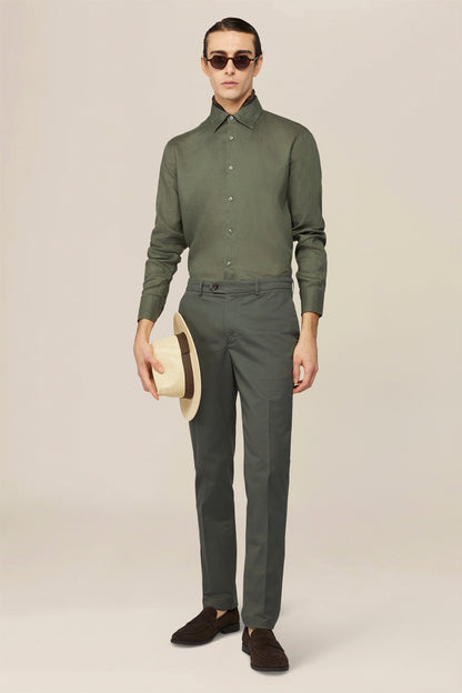 Men's classic regular fit chino trousers