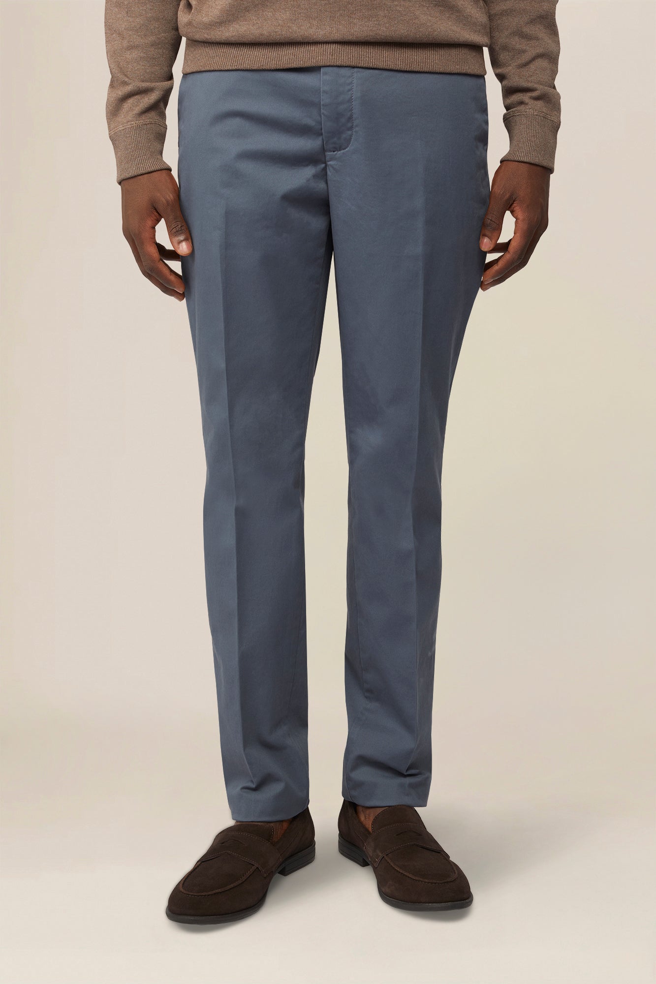 Men's classic regular fit chino trousers