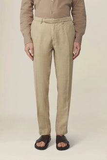 Men's trousers in 100% linen