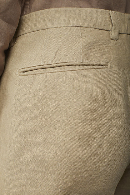 Men's trousers in 100% linen