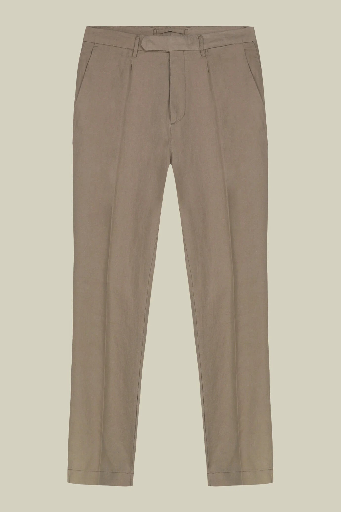 Men's trousers in 100% linen