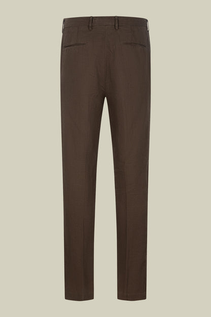 Men's trousers in 100% linen