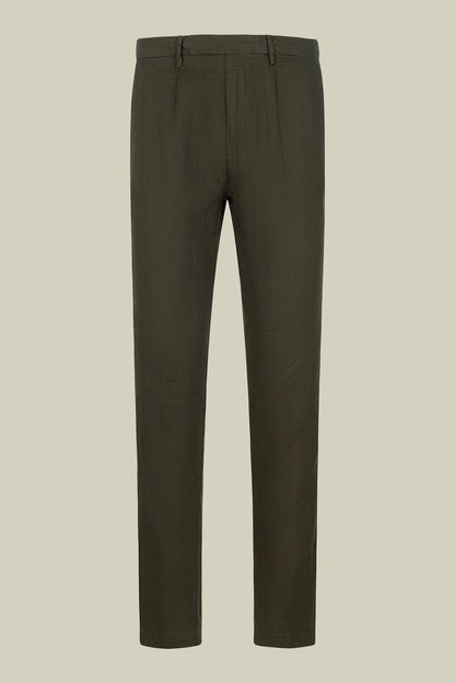 Men's trousers in 100% linen