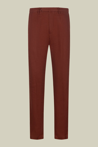 Men's trousers in 100% linen