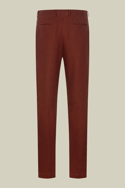 Men's trousers in 100% linen