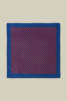 Men's pocket square with micro pattern