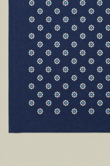 Men's pocket square with micro pattern