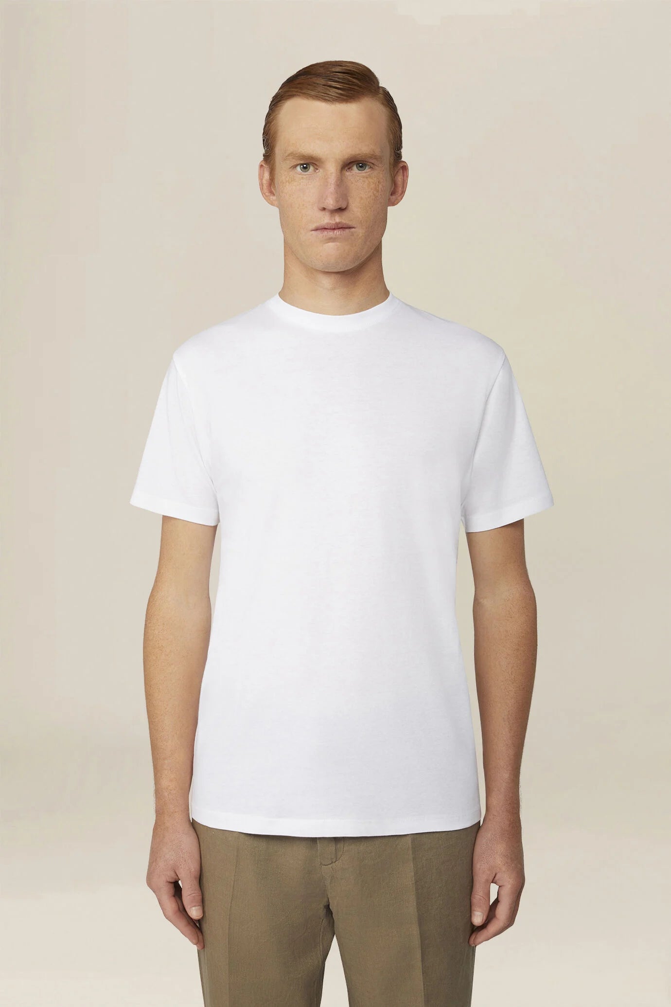Men's regular fit 100% cotton jersey T-shirt