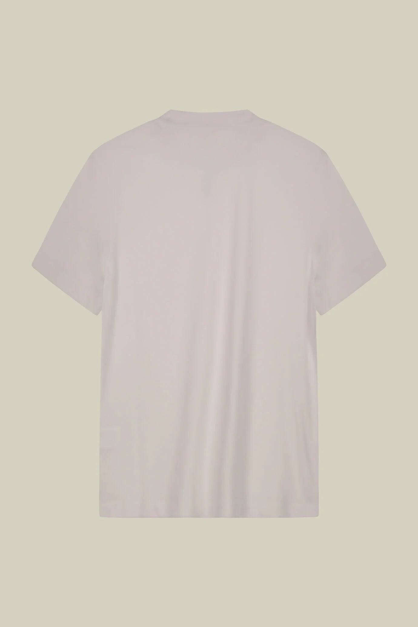 Men's T-shirt in 100% cotton jersey with slightly high neck