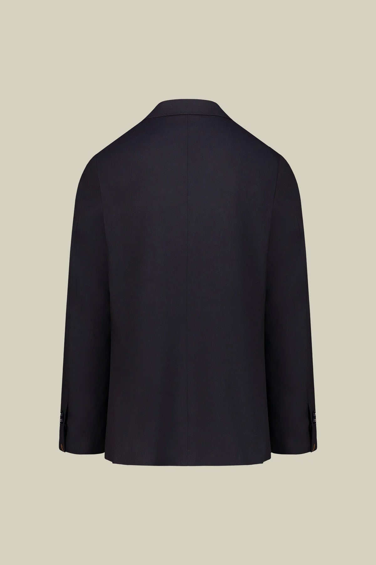 Men’s double-breasted suit in a plain fabric with dobby weave regular fit
