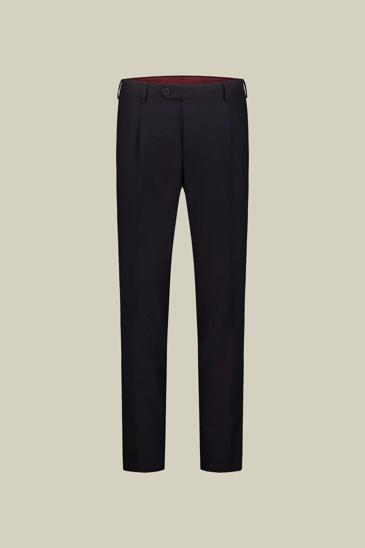 Men’s double-breasted suit in a plain fabric with dobby weave regular fit