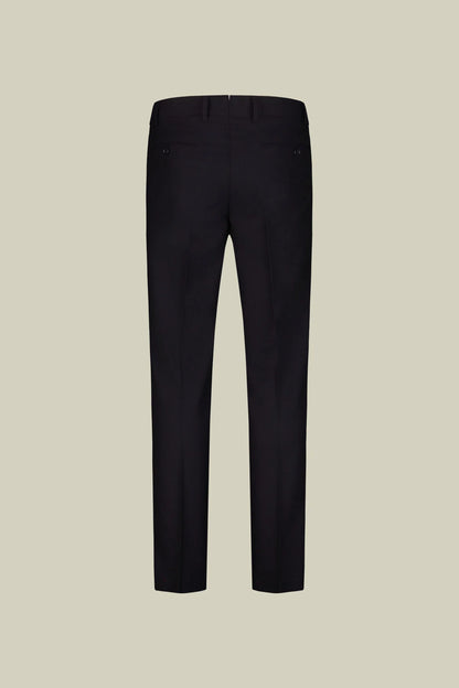 Men’s double-breasted suit in a plain fabric with dobby weave regular fit