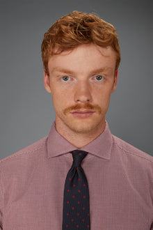 Men’s tie with geometric polka dots