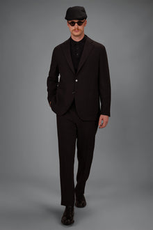 Men’s unlined Single-Breasted jersey jacket regular fit