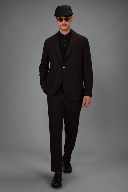 Men’s unlined Single-Breasted jersey jacket regular fit