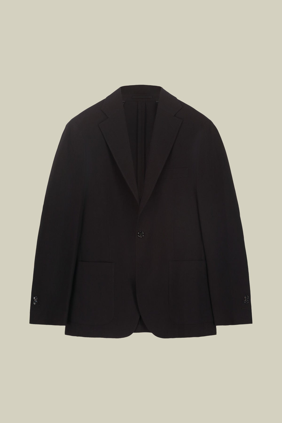 Men’s unlined Single-Breasted jersey jacket regular fit