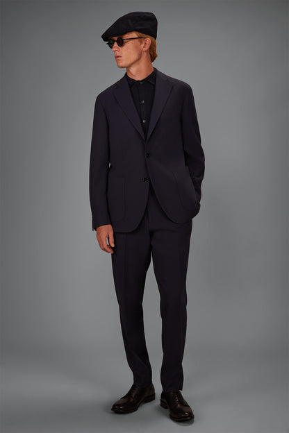 Men’s unlined Single-Breasted jersey jacket regular fit