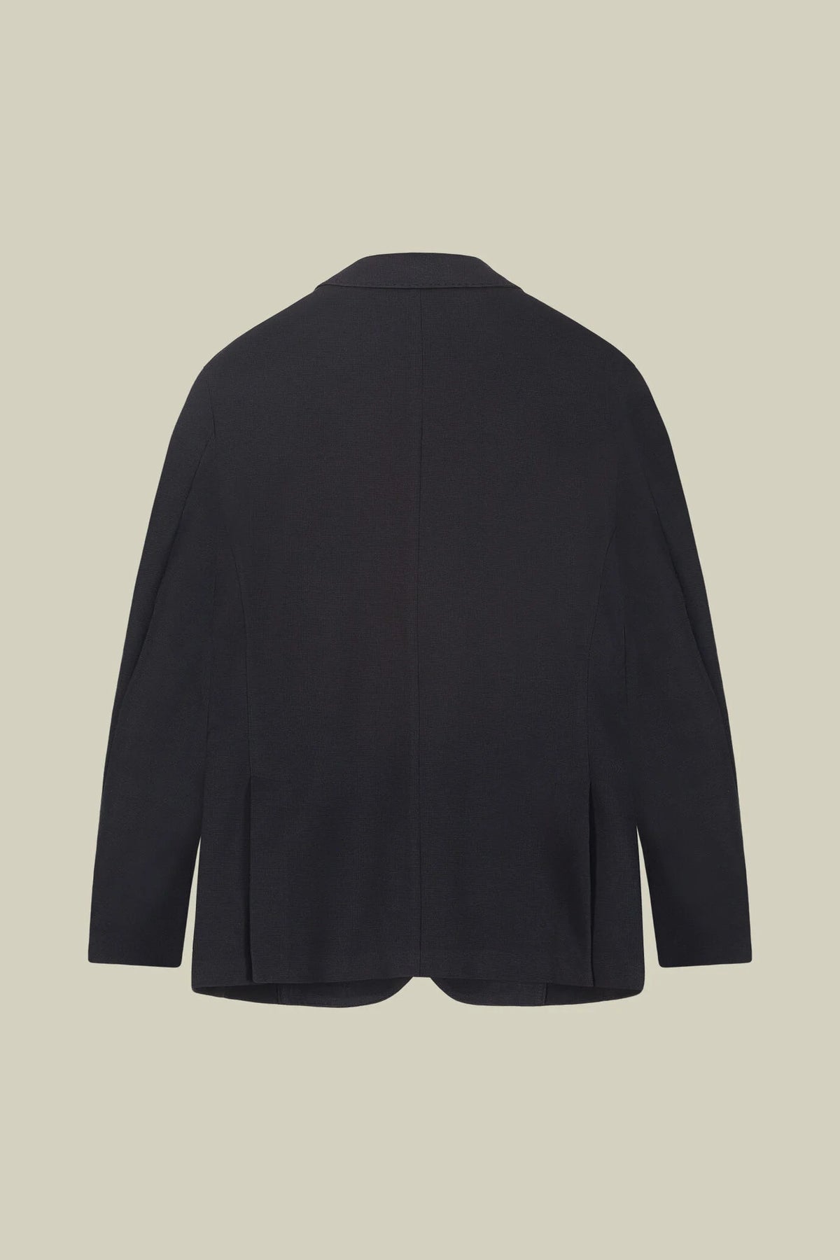 Men’s unlined single-breasted jacket in dobby-weave jersey with a regular fit