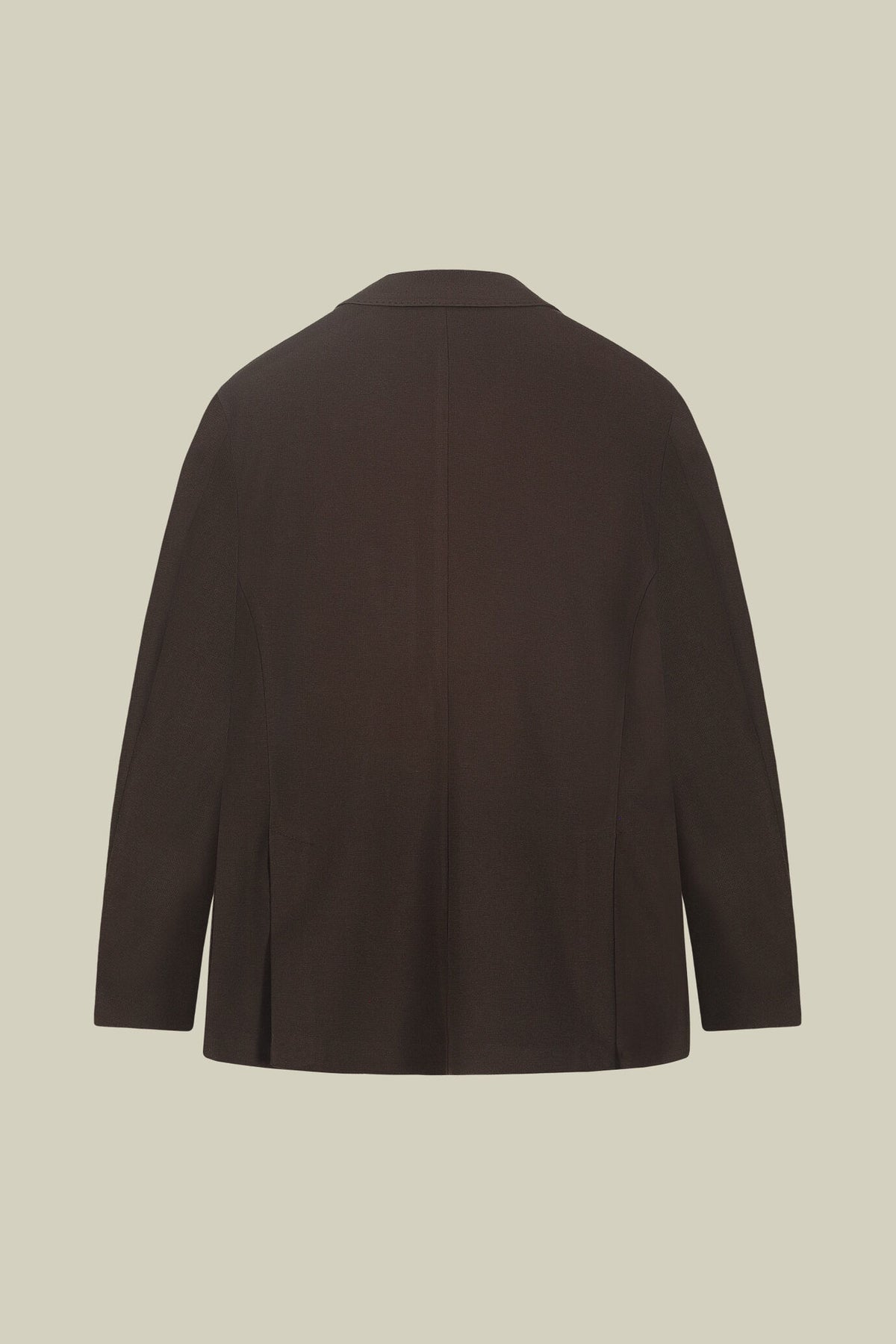 Men’s unlined single-breasted jacket in dobby-weave jersey with a regular fit