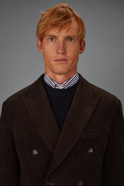 Men’s unlined Double-Breasted corduroy jacket regular fit