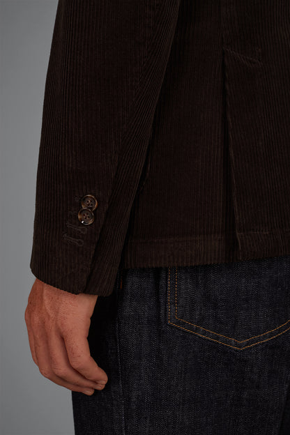 Men’s unlined Double-Breasted corduroy jacket regular fit