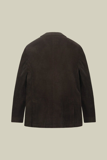 Men’s unlined Double-Breasted corduroy jacket regular fit