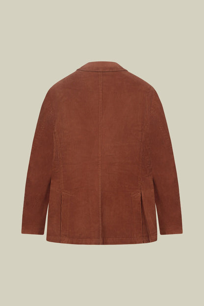Men’s unlined Double-Breasted corduroy jacket regular fit