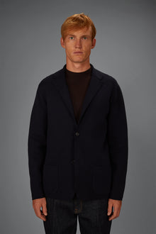 Men’s Single-Breasted Cardigan in 100% Cotton Milano Stitch regular fit