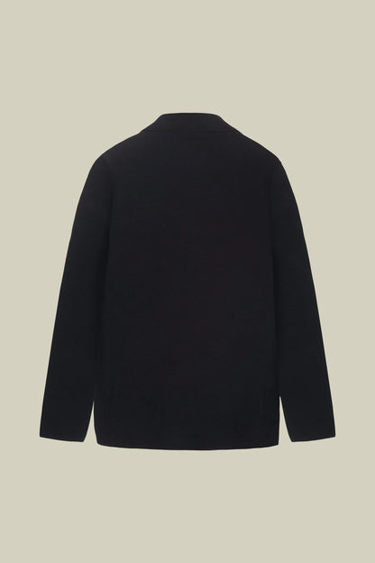 Men’s Single-Breasted Cardigan in 100% Cotton Milano Stitch regular fit