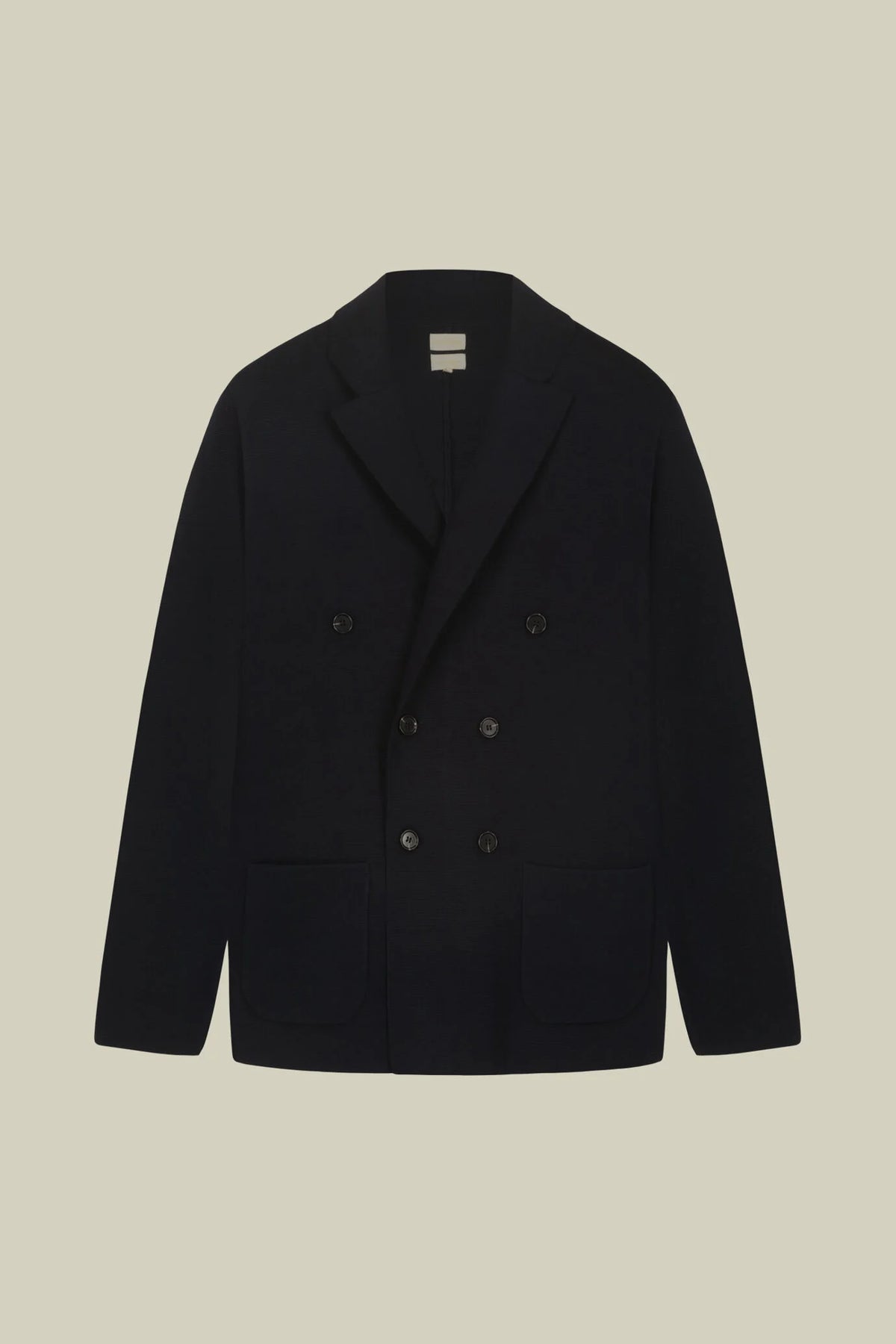 Men’s Double-Breasted Cardigan in 100% cotton Milano Stitch regular fit