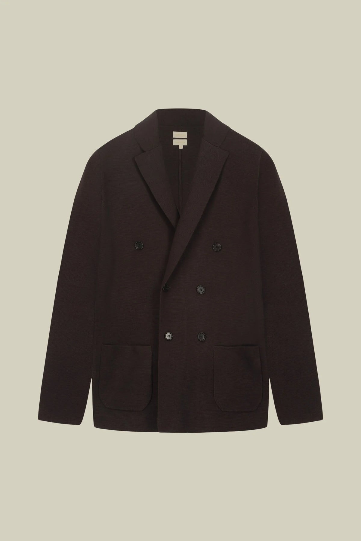 Men’s Double-Breasted Cardigan in 100% cotton Milano Stitch regular fit